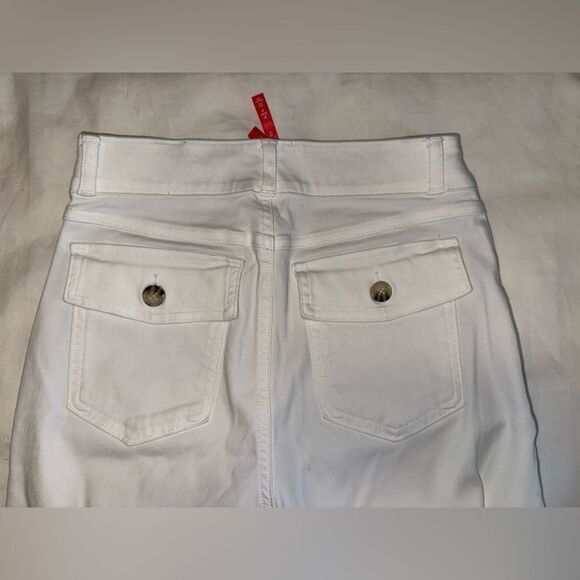 SPANX Stretch Twill Cropped Wide Leg Pants Women’s Size Small - Picture 5 of 11